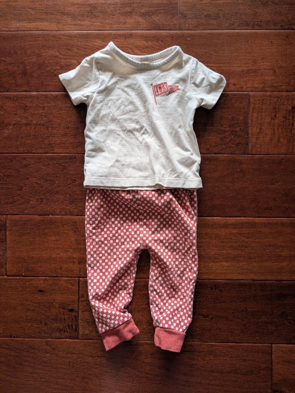 Cat & Jack White Tee with Red Graphic - Baby